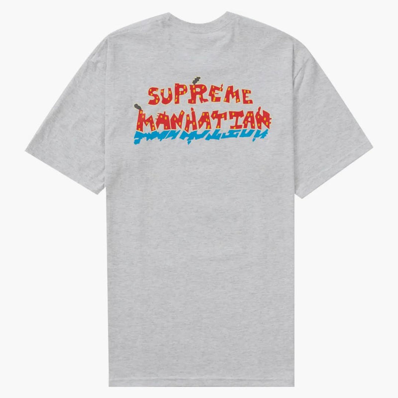 Supreme Manhattan Tee Ash Grey