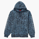 Supreme Marble Hooded Sweatshirt Blue