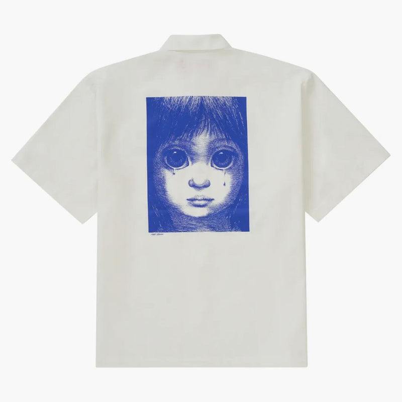 Supreme Margaret Keane Teardrop S/S Work Shirt White