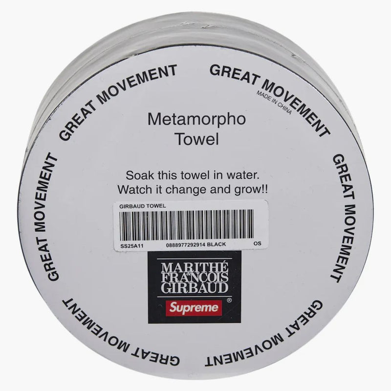 Supreme Marithé + François Girbaud Compressed Towel Black