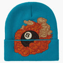 Supreme Martin Wong 8-Ball Beanie Bright Blue