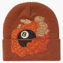Supreme Martin Wong 8-ball Beanie Brown