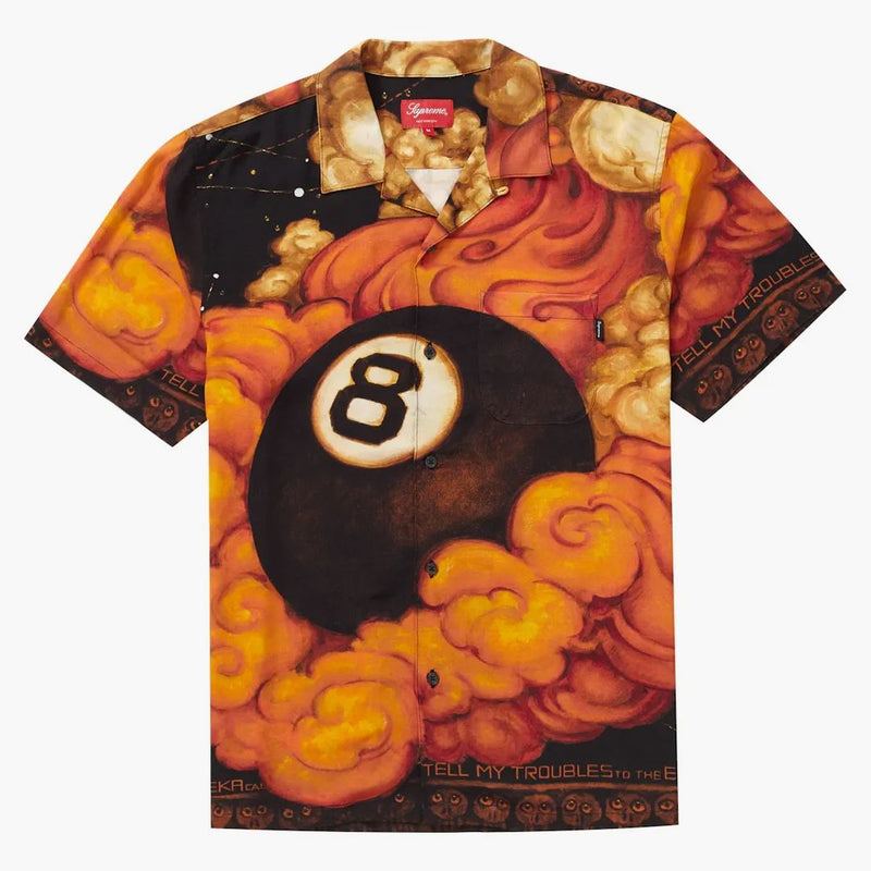 Supreme Martin Wong 8-ball Rayon S/s Shirt Multicolor