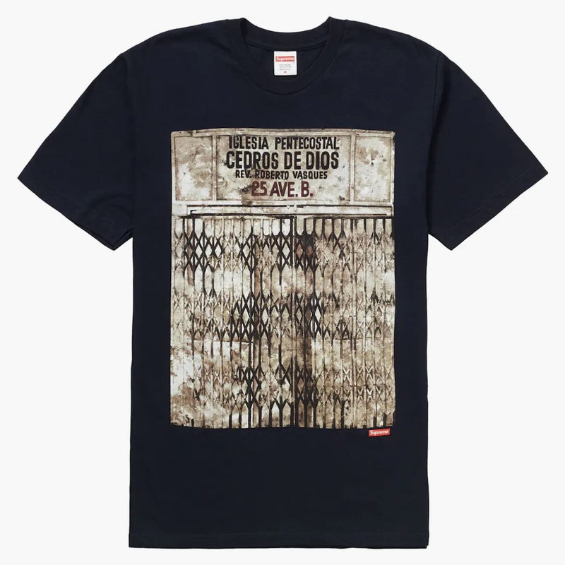 Supreme Martin Wong Iglesia Pentecostal Tea Navy