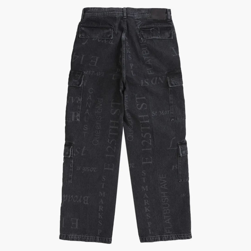 Supreme Martine Rose Denim Cargo Pant Washed Black