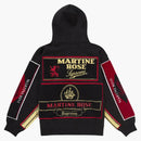 Supreme Martine Rose Towel Zip Up Hooded Sweatshirt Black