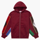 Supreme Martine Rose Towel Zip Up Hooded Sweatshirt Cardinal
