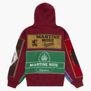 Supreme Martine Rose Towel Zip Up Hooded Sweatshirt Cardinal
