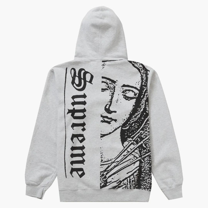 Mikina s nejvyšší Mary Hooded Ash Grey
