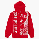 Mikina s nejvyšší Mary Hooded červená