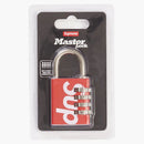 Supreme Masterlock Numeric Lock Red
