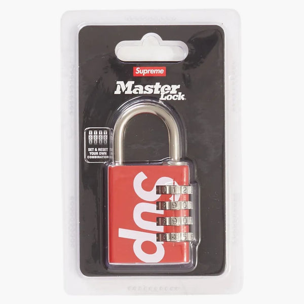 Supreme Masterlock numeric Lock Red