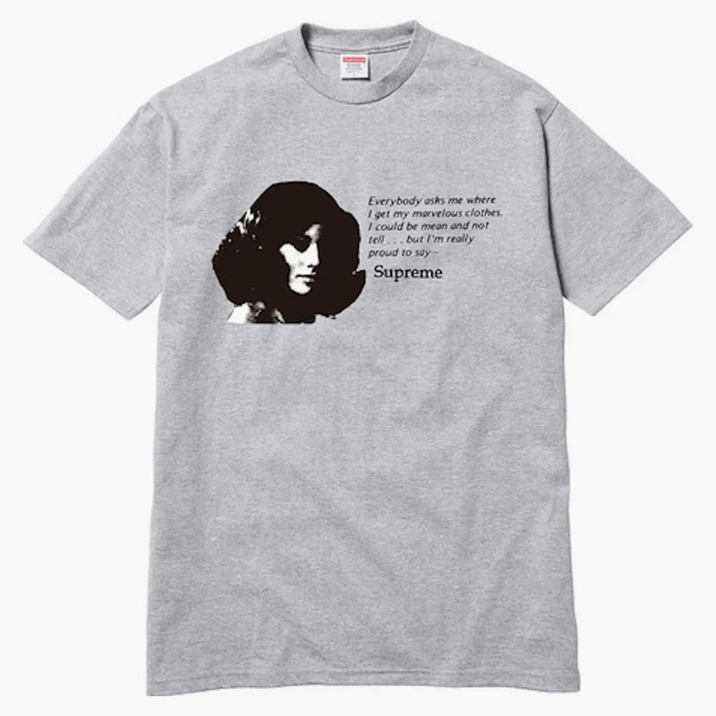 Supreme Mean Tee Heather Grey