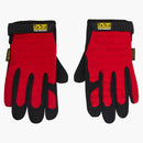 Supreme Mechanix Leather Work Gloves Red