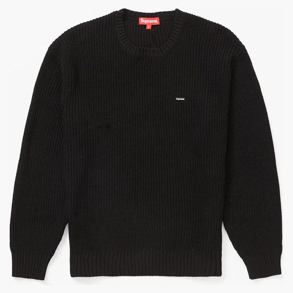 Supreme Mélange Rib Knit tröja svart