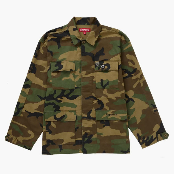 Supreme Melvins BDU Giacca Woodland camo