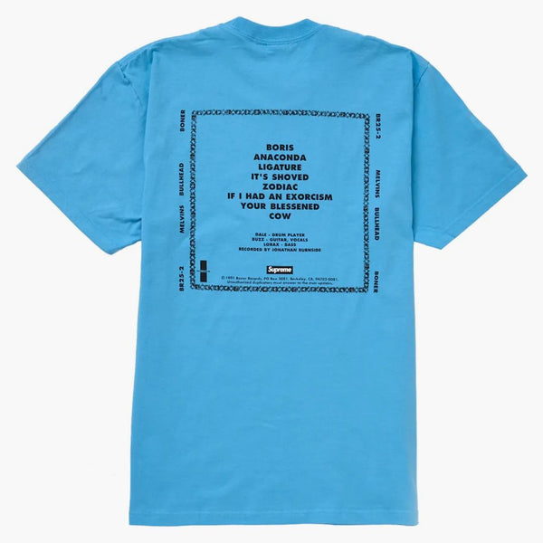 Supreme Melvins Bullhead Tee Bright Blue