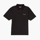 Supremo Melvins Stripe S S Polo Black