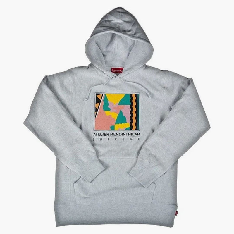 Nejvyšší mikina s kapucí Mendini Ash Ash Grey