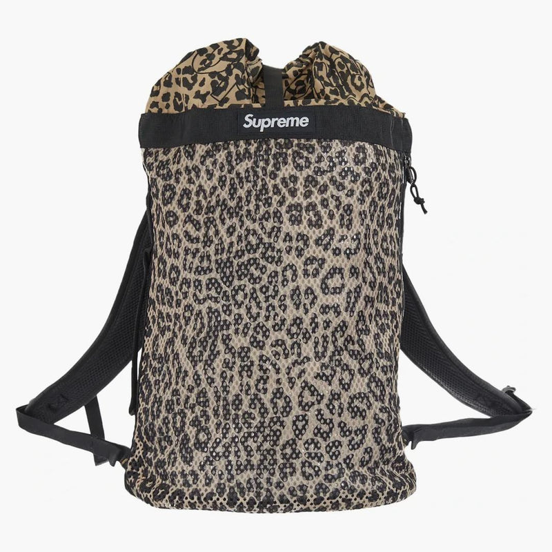 Supreme Mesh Backpack Leopard