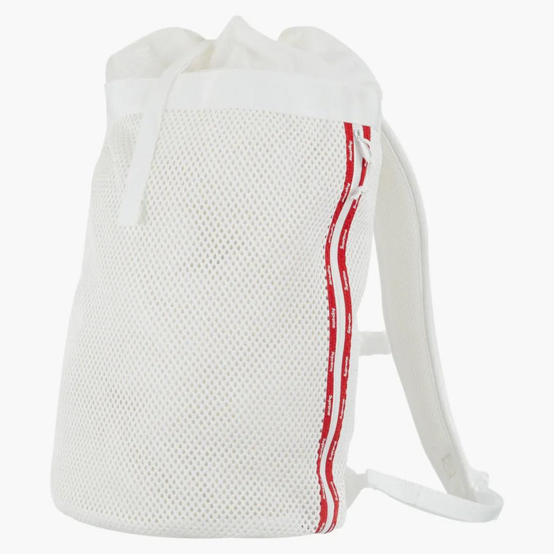 Supreme Mesh Backpack White