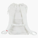 Supreme mesh backpack white