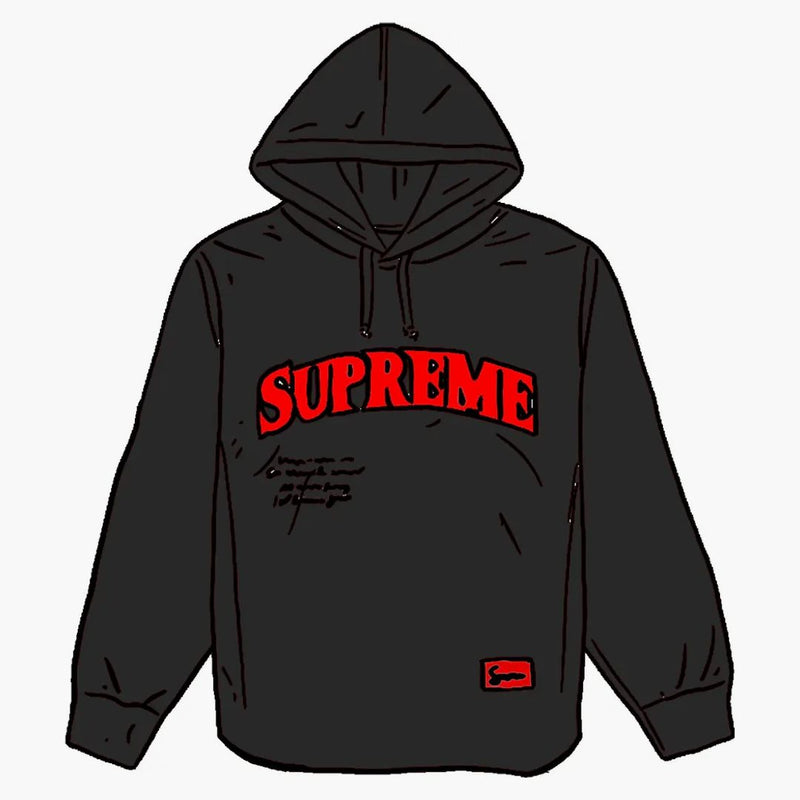 Supreme Mesh Hooded L/S Baseball Jersey Black
