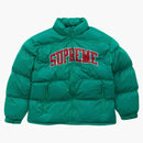 Supreme mesh jersey buffer jacket green