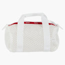 Supreme mesh mini Duffle Bag White