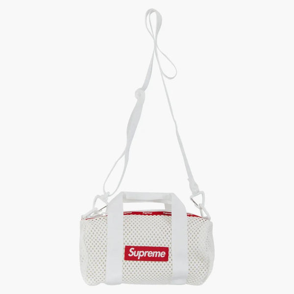 Supreme mesh mini Duffle Bag White