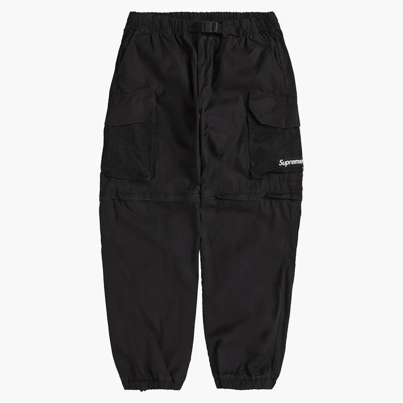 Supreme Mesh Pocket Belted Cargo Pant Black