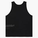 Supreme Mesh Script Tank Top Black