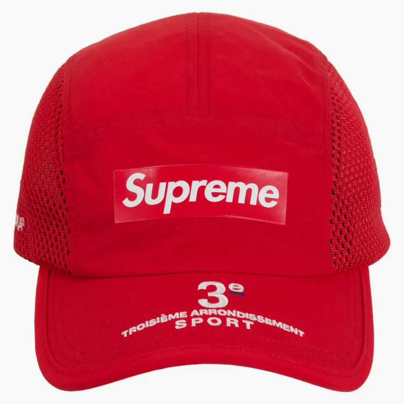 Supreme Mesh Side Panel Camp Cap Ss24 Red