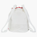 Supreme mesh small backpack white