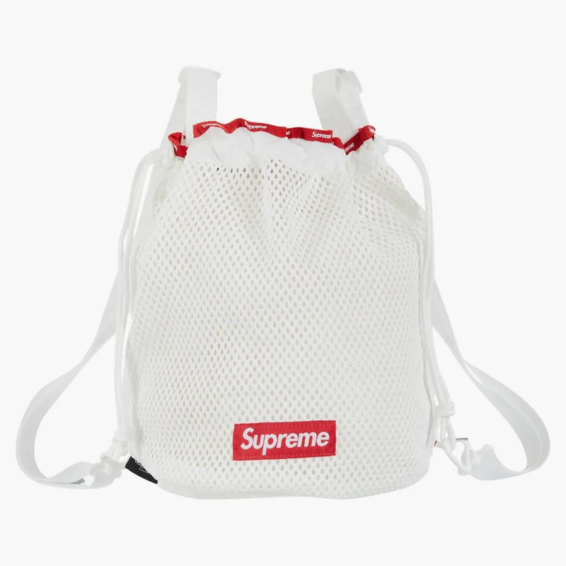 Supreme Mesh Small Backpack White