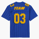 Supreme Mesh Stripe Football Jersey Royal