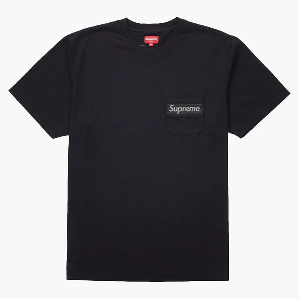 Supreme Mesh Stripe Pocket Tee Black