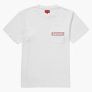 Supreme mesh stripe pocket tea white