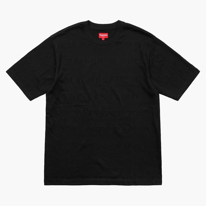 Supreme Mesh Stripe Top Black