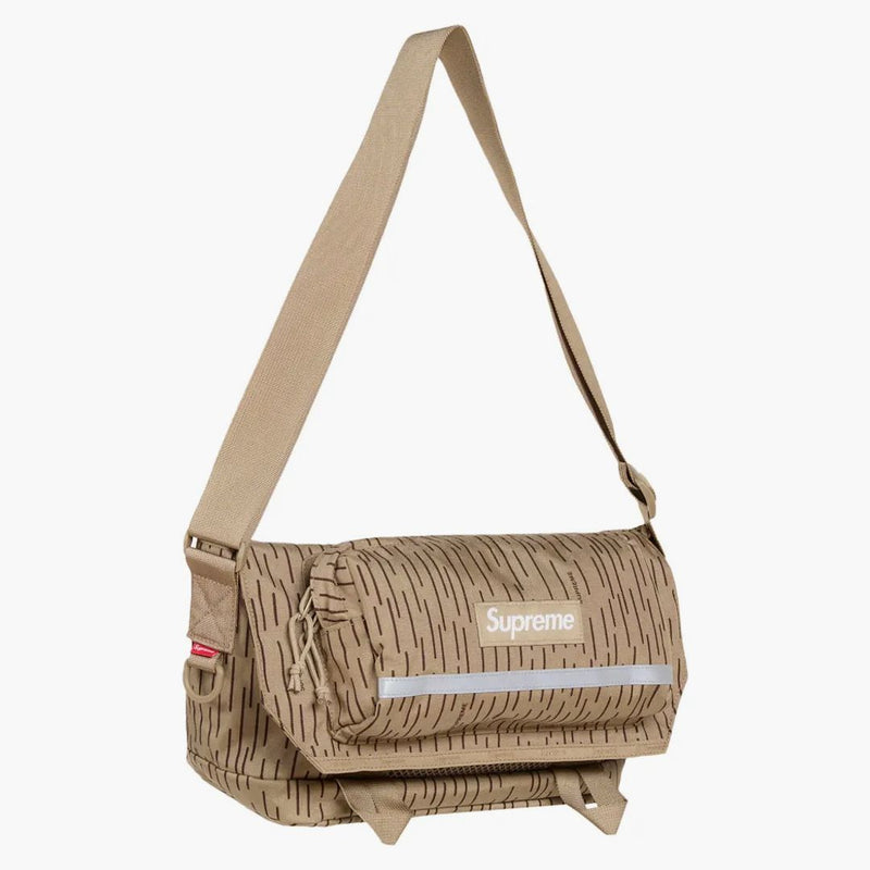 Najwyższa torba Messenger Tan Raindrop