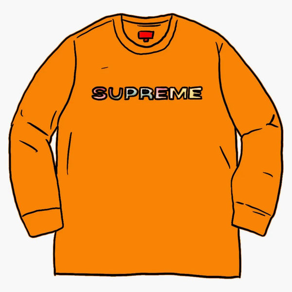 Supreme Meta Logo L/s Top Orange