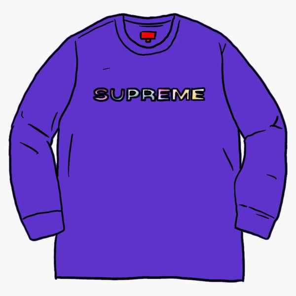 Nejvyšší meta logo l/s top fialová