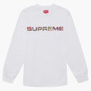 Supreme Meta logo L/s Top White