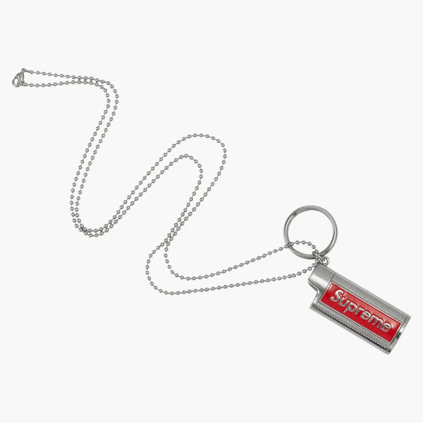 Supreme Metal Lighter Holster Silver