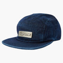 Supreme Metal Plate Camp Cap Blue