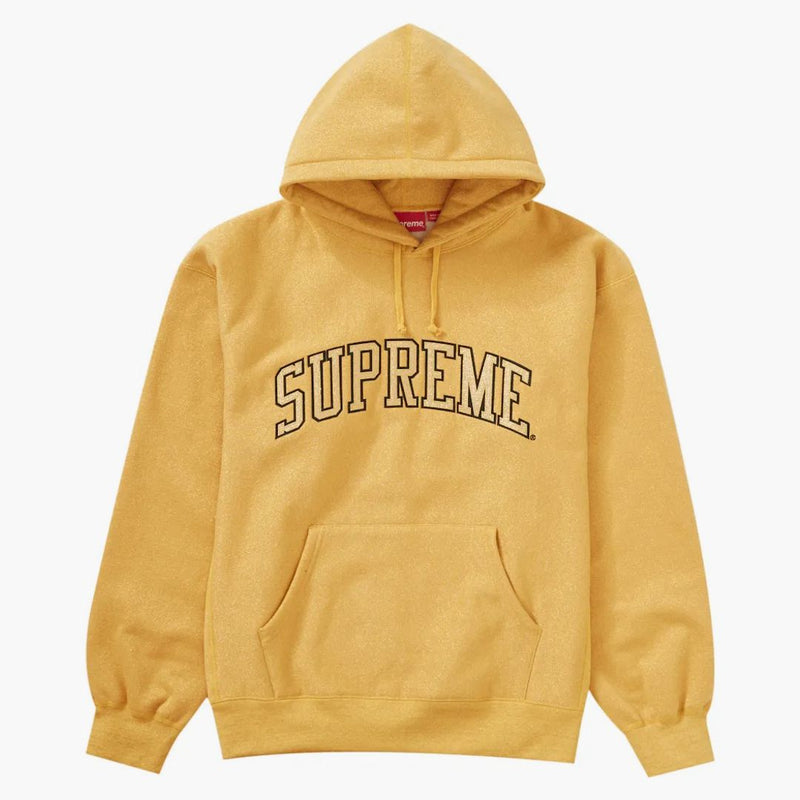 Supreme Metallic Arc Hooded Sweatshirt (SS23) Gold