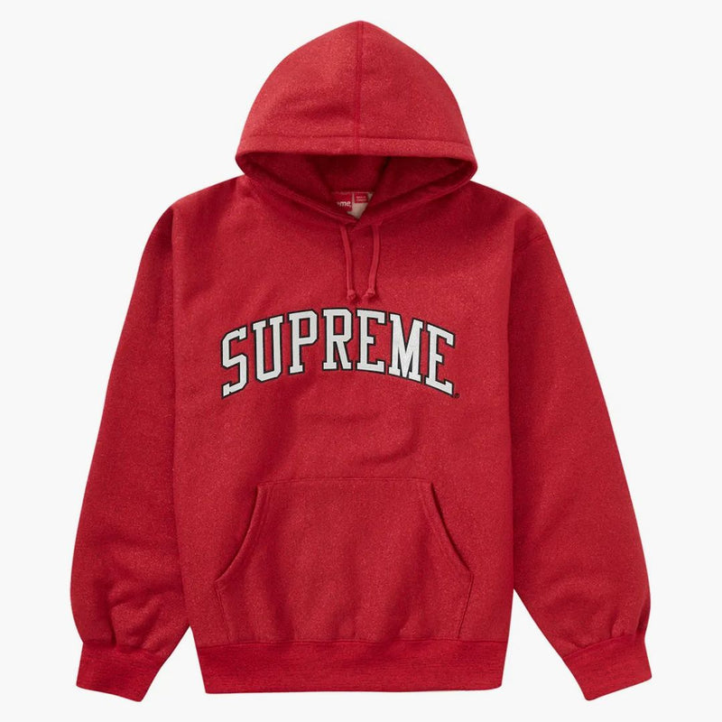 Supreme Metallic Arc Hooded Sweatshirt (SS23) Red