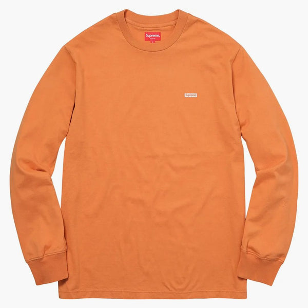 Supreme Metallic Box Logo l/s tee Light Orange