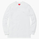 Nejvyšší logo kovové krabice L/S Tee White