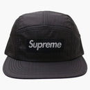 Supreme Metallic Check Camp Cap Black